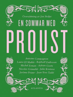cover image of En sommar med Proust